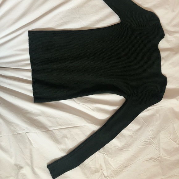 Dark green long sleeve shirt from URBAN PLANET - Picture 2 of 4